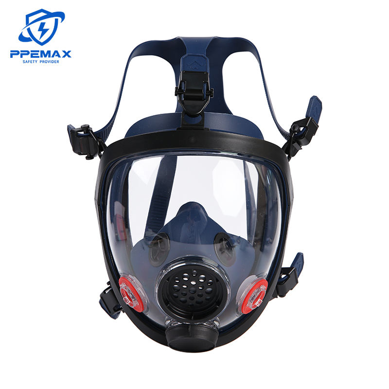 High Efficiency Full Face Respirator Mask with Filters for Painting ...