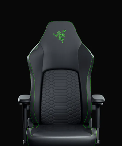 Silla Ergonómica ISKURR V2 X de Calidad Premium con Tela Multicapa Negra/Verde y Soporte Lumbar Adaptativo - Product Image 3