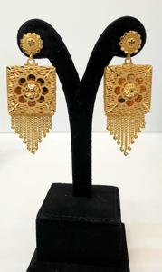 Conjuntos de joyas de diamantes de imitación vintage chapados en oro de 24K personalizados para bodas, fiestas y regalos - Product Image 3