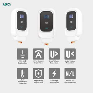 Neg usage domestique pistolet unique haute vitesse intelligent AC chargeur électrique EV nouvel état station de charge murale contrôle RFID - Product Image 5