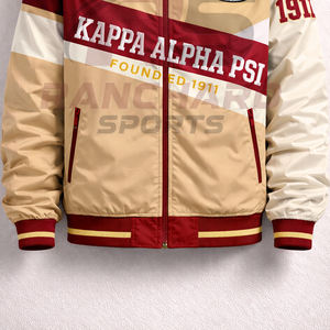 Veste coupe-vent élégante, look tendance, fraternité Kapa Alpha Psi, meilleur vêtement grec, durable, coupe-vent professionnel Kapa Alpha Psi, grec - Product Image 2