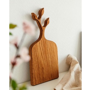 Tabla de cortar de madera de acacia y mango cuadrada directa al por mayor de fábrica con tablas de cortar de madera con mango - Product Image 6