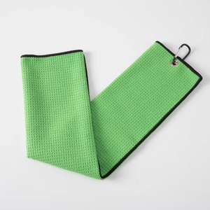 Serviette de golf en microfibre de couleur unie avec force magnétique Accessoires de logo personnalisés pour hommes et sacs de golf pour femmes - Product Image 5