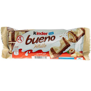 Oblea de Chocolate Blanco, Snack Muy Barato al por Mayor, Kinder Bueno Chocolate Blanco 43g para Exportación al por Mayor, Precio Económico, Cremoso - Product Image 5