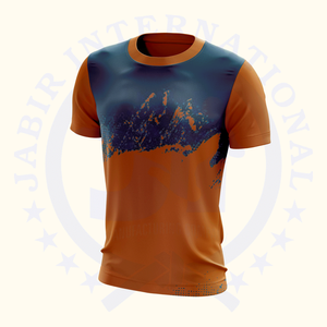 เสื้อยืดคอกลมลำลองสำหรับผู้ชายเสื้อผ้าแนวสตรีทผ้าฝ้าย100% กันรอยยับระบายอากาศออกแบบได้ตามต้องการขนาดแฟชั่น - Product Image 4