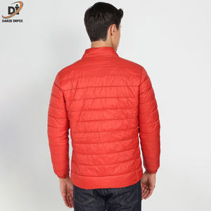 Chaqueta acolchada hecha en fábrica para hombre de nailon 100% al por mayor, estilo lujoso de la mejor calidad, cuello largo y fino con capucha, popular para invierno - Product Image 3