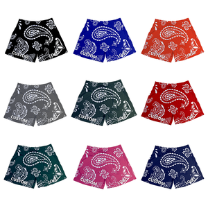 Shorts de sport décontractés pour hommes High Street 100% polyester séchage rapide toile respirante unie taille haute ample entraînement plage DDP - Product Image 2