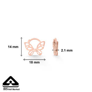 Pendientes de Mariposa Dorados con Perlas y Diamantes, Estilo Aro, para Mujer, Regalo Moderno para Fiestas - Product Image 6