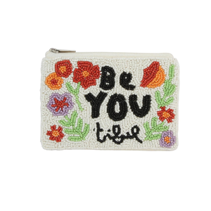 Pochette de pièces de broderie perlée colorée pour une utilisation à la mode Porte-monnaie de broderie perlée de taille personnalisée avec doublure par glowin fashion - Product Image 3