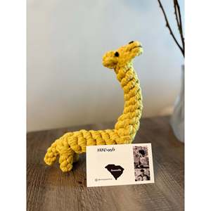 Joy the Giraffe Jouet à mâcher en corde pour animaux de compagnie - Product Image 3