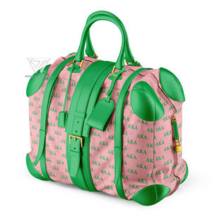 Alpha personalizado | Kapa | Alpha AKA Sorority Ropa Sublimada Viaje Durante la noche Bolsa de lona Weekender Bolsa Parafernalia griega - Product Image 1