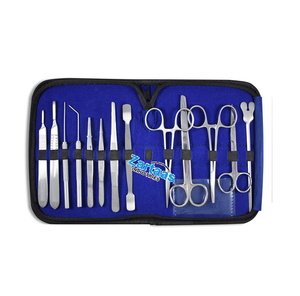 Kit de disección integral fabricado con acero inoxidable quirúrgico. Ideal para estudiantes de biología, anatomía, botánica y veterinaria... - Product Image 1