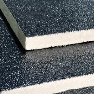 Paneles Sándwich de Espuma de Poliuretano Rígida Aislante Térmico Negra de 1.2x1m, 2 Paneles para Conductos de Aire, Plenum, Producto de Construcción - Product Image 1