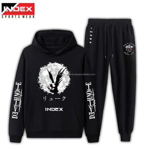 Conjunto Deportivo Informal de Moda, Sudadera con Capucha y Pantalones Deportivos con Cremallera, Conjunto Deportivo Sólido de Otoño/Invierno para Hombre y Mujer, Ropa Deportiva Urbana - Product Image 5