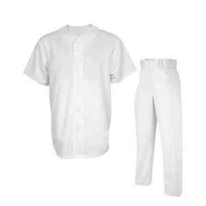 Conjunto de uniforme de béisbol de club con camisa sin arrugas y pantalones resistentes al sudor para jugadores. - Product Image 6