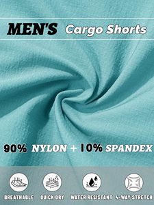 Short Safari à séchage rapide pour hommes Pantalon court respirant pour la randonnée en plein air et l'escalade Short de sport pour hommes Short extensible pour l'extérieur - Product Image 2