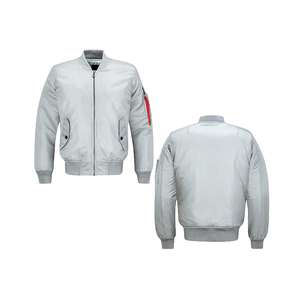 Dernier design, veste bomber pour homme de haute qualité, personnalisée, streetwear, imperméable, réversible, devant à col montant, vente en gros, nouveau design - Product Image 1