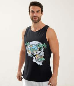 Camiseta sin Mangas para Hombre, Tejida, de Alta Calidad, para Entrenamiento y Deporte, Secado Rápido, Transpirable, Estilo Urbano 2026, Superventas - Product Image 3