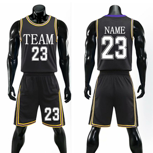 Uniforme de basket-ball en tissu 100% Polyester pour homme, vente d'usine en gros - Product Image 1
