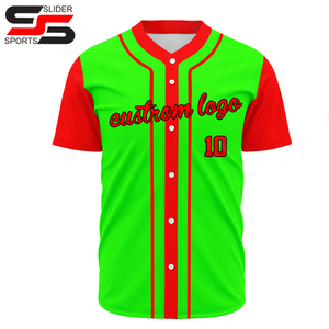 Uniformes de Béisbol Unisex, Jersey de Béisbol Original del Equipo, Personalizado, 100% Poliéster, Absorbe la Humedad, Antibacteriano - Product Image 1
