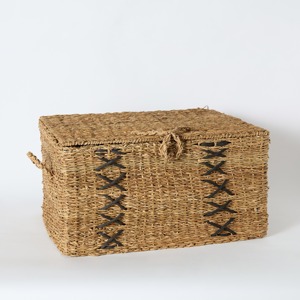 กล่องหญ้าทะเลสั่งทำพิเศษ ขนาดใหญ่ ขนาดกลาง ทอมือจากหญ้าทะเล พร้อมหูหิ้ว - Product Image 5