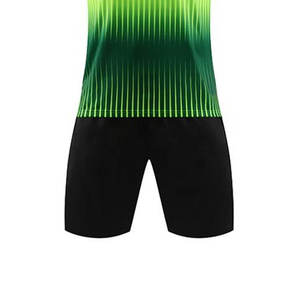 ชุดยูนิฟอร์มฟุตบอลแขนสั้นสีทึบดีไซน์ใหม่100% - Product Image 6