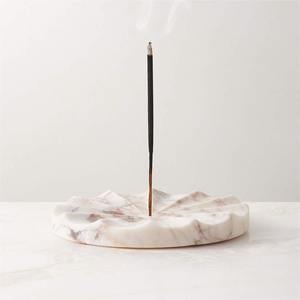 Natural Travertine Stone <b>Incense</b> Holder Handcrafted <b>Cone</b> Shape Marble <b>Incense</b> Burner Modern Minimal Ash Meditation Aromatherapy - Product Image 5