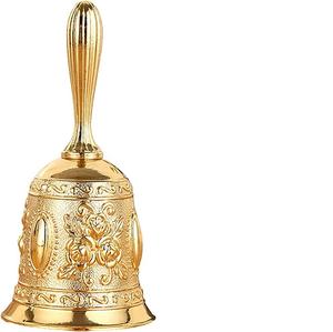 Campana de Metal con llamada para la escuela, campana de llamada de mano con ruido de carga, para restaurante, personal, Reunión, Servicio de Atención al Cliente - Product Image 2
