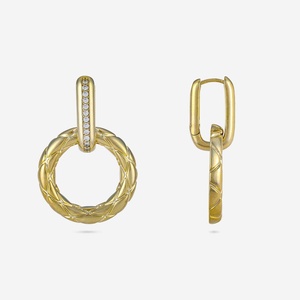 Boucles d'oreilles en cristal tendance et élégantes 187748 - Product Image 3