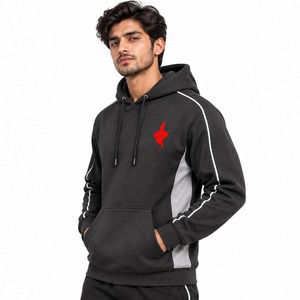 <b>Men</b> Hoodie Casual Fleece Pullover Sweatshirt Warm Soft <b>Hooded</b> Long Sleeve <b>Top</b> for <b>Men</b> Outdoor Activities Training and Daily Wear - Product Image 3
