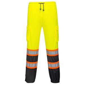 OEM Wholesale Hi <b>Vis</b> Pant <b>High</b> Visibility <b>Trousers</b> Safety Pants with Elastic Waist Hi <b>Vis</b> Winter Workwear Safety <b>Working</b> Pant - Product Image 3