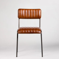Chaise de salle à manger moderne de luxe, portable, en métal, avec structure en aluminium, tissu et mousse, pour la maison, le bureau, la villa, l'hôtel, l'appartement