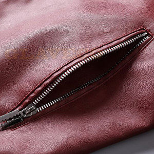 Veste en cuir pour homme imperméable d'hiver avec col montant et logo sur le devant - Prix bas, dernier design - Product Image 6