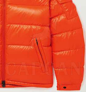 Chaqueta ligera de plumón de ganso para hombre, ropa de calle personalizable con cuello levantado y logotipo de marca propia - Product Image 2