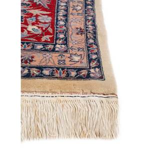 พรมขนสัตว์ถักมือลายเมดัลเลียนสีแดงและสีส้ม รูปทรงสี่เหลี่ยมผืนผ้า สำหรับห้องนั่งเล่นในบ้าน ทำด้วยมือ เหมาะสำหรับวัยรุ่น - Product Image 4