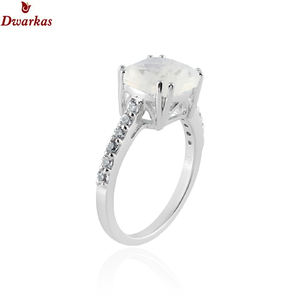 Luxury design eternity <b>rings</b> 925 sterling silver rainbow <b>moon</b> multi gemstone CZ <b>ring</b> for women wedding and parties gift <b>rings</b> - Product Image 2