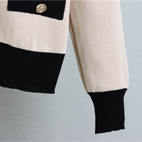 2025 automne Collection femmes nouveau tricoté large jambe pantalon ensemble Boutique mode décontracté solide motif montrer poids réduction de l'âge