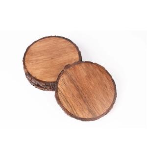 Ensemble de sous-verres en bois rustique de style ferme |   Sous-verres artisanaux en bois naturel pour la cuisine, la table, le restaurant et la décoration intérieure - Product Image 4
