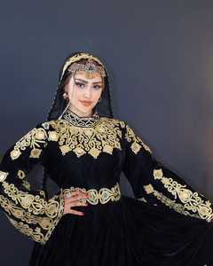 Robe afghane Kuchi de qualité supérieure, très vendue, pour femmes, tenue de mariage et de soirée avec décoration en dentelle, pas encore d'avis - Product Image 2