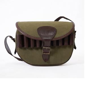 Sac de chasse en cuir noir pour cartouches, étanche, tendance, pour le tir en extérieur, chargement rapide, en cuir de vachette - Product Image 1