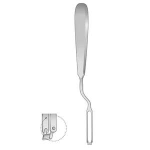 Meilleure qualité 20cm Ballenger couteau de coupe nasal pivotant 4mm lames en acier inoxydable Instruments de chirurgie ORL Instrument SurgiRight - Product Image 2