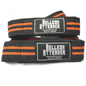 21.5\" Length 1.5\" Cotton Wrist <b>Straps</b> with Breathable Padded Neoprene Soft Supportive Wrist Pads Lift <b>Straps</b> - Product Image 3