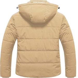 Servicio OEM, Chaqueta Impermeable de Lona de Dos Tonos Personalizada, Chaqueta de Invierno Informal con Cuello Alto y Cierre de Cremallera, Reversible, Talla XS - Product Image 2