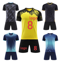 Camisetas de Fútbol Personalizadas Más Vendidas, 100% Poliéster, Transpirables, de Secado Rápido, Estampadas, para Verano, Venta al Por Mayor