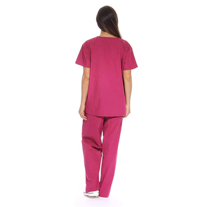 High Quality Women's Medical Scrub Set Custom stretchy Nurse Uniform For <b>Doctors</b> Hospital Staff - Product Image 2