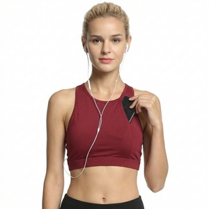 Sujetador Deportivo de Cuello Alto para Mujer, Ligero, para Entrenamiento Atlético - Product Image 1