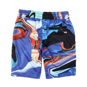 Offre Spéciale Shorts de plage décontractés pour hommes Tissu en polyester de haute qualité Motif solide personnalisé par sublimation Poches à cordon High Street - Product Image 6