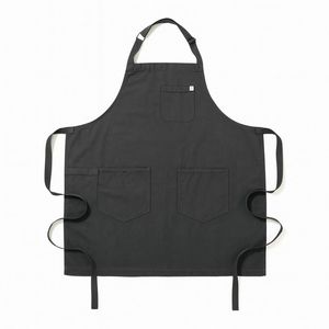 Tabliers de chef unisexes à manches courtes, logo personnalisé imprimé, toile en cuir, deux poches, imperméables, promotion pour les restaurants et les bars - Product Image 5