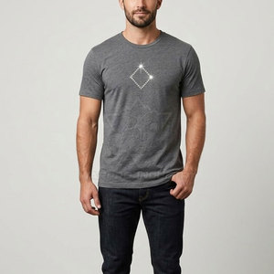 Camisetas Urbanas con Pedrería para Hombre, Tela Ligera, Ajuste Cómodo, Ideales para Gimnasio y Ropa Casual de Calle - Product Image 3