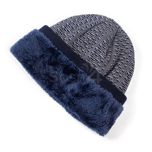 Custom Logo Design Keep Warm Winter <b>Beanie</b> Hat 100% <b>Wool</b> Premium Quality Knitted Jacquard Common for Online Sale - Product Image 4